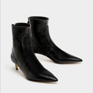 Zara brand new leather boots
